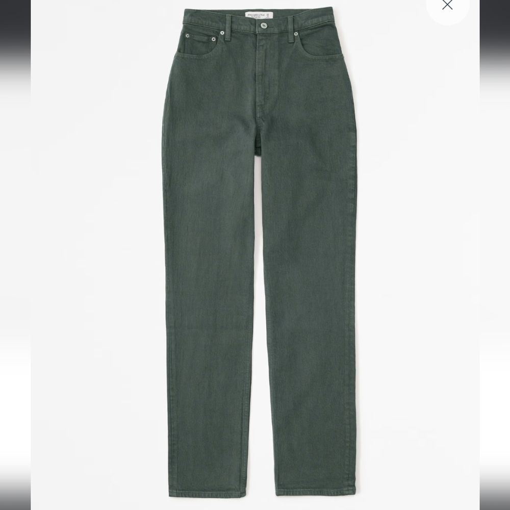 Abercrombie Ultra High Rise 90s Straight Jean   (Size: 10/30)